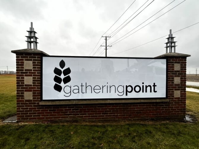Gatheringpoint Monument Sign